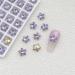 FEIlei 10 Pcs Heart Nail Charms Pointed Back Nail Art Charms Butterfly Nail Rhinestones - Buy Online on GoSupps.com