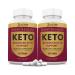 Justified Laboratories Great Results Keto ACV Pills 1275MG Formulated with Apple Cider Vinegar Keto Support Blend 60 Capsules (2 Bottles)