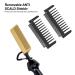 Dan Technology Mini Hot Comb - Dual Voltage Electric Hair Straightener for Travel & Home - Professional Pressing Comb for Natural Black Hair - Gold - Buy Online on GoSupps.com