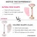 Original Jade Roller & Gua Sha Set | Natural Rose Quartz Facial Tools for Toning & Firming Skin - Buy Online on GoSupps.com