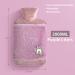 1.8L Large Rubber Hot Water Bottle with Cover - Purple, for Menstrual Cramps & Pain Relief - Buy Online on GoSupps.com
