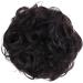 CAISHA Large Hairpiece Scrunchy Instant Updo Curly Messy Bun Black Red-Brown Mix | G17E - Buy Online on GoSupps.com