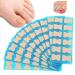 Ingrown Toenail Stick Patch 4 Sizes Glue-free Toe Nail Correction File Patch Paronychia Corrector Foot Care Treatment Pedicure Tool Ingrown Toenail Correction Patch(4#)