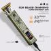 DSP Cordless Men's Beard Trimmer - Zero Gap LED Display Type-C Quick Charge 7500RPM 3-Speed 4 Combs | Pirate 91218 - International Shipping Available - Buy Online on GoSupps.com