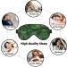 Cute Green Palm Leaves Eye Mask - Double-Sided Sleep Mask for Ultimate Light Blocking & Comfort | Enhance Sleep Quality - Buy Online on GoSupps.com