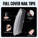 Tomicca Nail Tips and Glue Gel Kit | 8-in-1 Nail Glue | 240pcs Soft Gel Full Cover Nail Extensions | UV Lamp Included | Perfect for Nail Art at Home - Buy Online on GoSupps.com