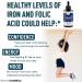 Windsor Botanicals Liquid Iron Supplement for Women - Folic Acid Vitamin C - Vegan Iron for Anemia & Pregnancy Support - Gluten-Free Non-GMO - 30 Days Supply - 2oz Orange Flavor - Buy Online on GoSupps.com