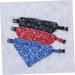 FRCOLOR 3pcs Puppy Collars Towel Bibs Pet Bandana Collar Pet Collar Scarf Accessories Necklace Small Dog L As Shown - Buy Online on GoSupps.com