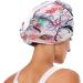 Flower Print Dry Hair Cap Set - 2 Piece Quick Drying Towel & Button Headband | Super Absorbent & Comfortable for All Hair Types - Buy Online on GoSupps.com