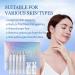 Protein Lifting Set Gold Face Serum Active Collagen Silk Thread Face Serum Absorbent Collagen Threads for Wrinkle Reduction Firming Skin - Buy Online on GoSupps.com