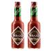2 Pack: "New" McIlhenny's Tabasco Brand Buffalo Style Hot Sauce - 5 Oz.