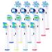 Toothbrush Heads for Oral B, 16 Pack Professional Electric Toothbrush Replacement Heads Compatible with Pro Genius and Smart 16 Pack Replacement Brush Heads