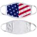 American Flag Mask for Kids Reversible US Flag Reusable Face Mask Cotton Face Mask Washable Bandana Breathable Face Cover Scarf Balaclava Small to Medium Size Multicoloured