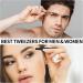 Eywrews 5-Piece Precision Tweezers Set for Eyebrows | High-Quality Sloping & Fine Point Tweezers & Scissors - Perfect for Perfectly Shaped Brows - Buy Online on GoSupps.com