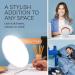 Circadian Optics Light Therapy Lamp - UV-Free LED Happy Mood Lamps with 10,000 Lux - Full Spectrum Sun Lights for Work from Home - White - Buy Online on GoSupps.com