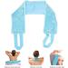 Naked Cooling Battery Necklace - Reusable Cold Compression Pack for Neck Pain Relief | Plush Back Sky Blue - Buy Online on GoSupps.com