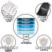 Haquno Elastic Fitness Band Set - 5 Resistance Bands for Strength Training Pilates & Yoga - Natural Latex 5 Starch Levels Includes Storage Box - Blue - Buy Online on GoSupps.com