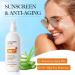 Sunscreen SPF 90+ Face Sunscreen SPF 90 Large-capacity Body Sunscreen Sun Cream SPF 90 PA+++ Ultra Light UV Protetion Water & Sweat Resistant Moisturizing & Non Greasy 220g - Buy Online on GoSupps.com