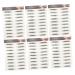 Balacoo 12pcs Eyebrow Stickers 3d Stickers Artificial Eyebrow Temporary Brow Tattoos Black Eyebrow Hair 6d