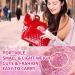 Ofone Bling Stars Colored Contact Lens Case - Cute Travel Set with Tweezers & Mirror for Women & Girls (Pink) - Buy Online on GoSupps.com