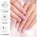 Semi Cured Nail Wraps - Soft Self-Adhesive Gel Nail Stickers - Semi Cured Gel Nails Strips - Pink Glitter Gel Nail Polish Strips Manicure Stickers Set UV/LED Lamp Required Flash Pink - Buy Online on GoSupps.com