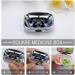 Airplane Cockpit Pill Box - Cute Square Portable Medicine Organizer for Vitamins & Tablets - Ideal for Purse & Pocket - Buy Online on GoSupps.com