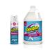 OdoBan Ready-to-Use Disinfectant and Harsh Aroma Eliminator Set of 2 14.6 Ounce 360-Degree Continuous Spray Fabric/Air Freshener and 1 Gallon Multi-Purpose Cleaning Concentrate Cotton Breeze Scent