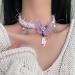 Vsilay Fashion Trend Plush Butterfly Star Pendant Collarbone Chain - Adjustable Sweater Chain for Niche Temperament & Style - Buy Online on GoSupps.com
