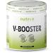 Nutri+ V-Booster Vegan - 400g Green Apple Powder - High Dosed Pre Workout Drink - Caffeine Citrulline Arginine Beta Alanine Betaine - Green Apple Fitness Booster