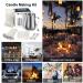 Soy Wax Candle Making Kit with Pouring Pot, Wicks, Holder, and Natural Soy Wax - 31oz - Buy Online on GoSupps.com