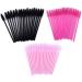100pcs Disposable Micro Eyelash Comb Brush - Eyelash Extension & Eyebrow Brush (Svart) | International Shipping Available - Buy Online on GoSupps.com