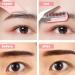 Stainless Steel Eyebrow Scissors with Comb and Trimmer Tool for Women and Girls - Pink - Buy Online on GoSupps.com