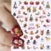 JMEOWIO 12 Sheets Christmas Nail Art Stickers Decals Self-Adhesive Snowflake Xmas Winter Holiday Deer Nail Supplies Nail Art Design Decoration Accessories - Buy Online on GoSupps.com