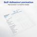50 Pack Avery 73601 Self-Adhesive Laminating Sheets - 9x12 Inch, Clear, Permanent Adhesive - Buy Online on GoSupps.com