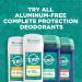 Tom's of Maine Lemon & Bergamot Aluminum-Free Natural Deodorant 2.25oz, Pack of 1 - Buy Online on GoSupps.com