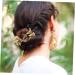minkissy Hair Accessories Hair Barrettes Hair Clips High Bun Clip Hair Sticks for Buns Hair Bun Holder Vintage Hair Cuffs Circle Hair Clip Cage Clips Hair Bun Clip Alloy Metal With Stick - Buy Online on GoSupps.com