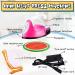 Mini Heat Press Machine with Accessories - Portable Handy Iron for Heat Transfer - Rose Red - Buy Online on GoSupps.com