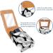 Stylish Leather Lipstick Case with Mirror - Cute Lemon Pattern Mini Lip Gloss Organizer - Buy Online on GoSupps.com