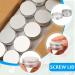 64-Piece 0.5 oz Silver Screw Top Round Aluminum Tin Cans with Lid for DIY Lip Balm & Cosmetics - Travel Size Empty Sample Containers - Buy Online on GoSupps.com