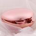Aukvite Contact Lens Case Kit - Portable Compact Soak Storage with Mirror, Tweezers, and Solution Bottle - Rose Gold Pattern - Buy Online on GoSupps.com