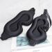 Memory Foam Stereo Eye Mask - Travel & Lunch Break Sleeping Mask, Black - Free Heise - Buy Online on GoSupps.com