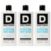 Duke Cannon Supply Co. Soft Side Hydrating Body Wash for Men 18 oz Moisturizing Shower Gel 3-Pack Shea Butter & Oat Protein Black Tea & Sandalwood Scent