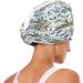 Decorative Flowers Dry Hair Cap & Quick Dry Towel Set - Super Absorbent Soft & Comfortable | 2 Piece with Button Headband - Buy Online on GoSupps.com