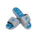 FOCO Men's NFL Team Logo Athletic Sport Shower Flip Flop Sandals Gel Slides Detroit Lions 7-8 Gradient Wordmark