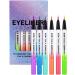 Waterproof Eyeliners Smooth and Water-Resistant Glitter Eyeliner Pencil - Long-Lasting Fluorescent Makeup Comfortable Application for Women and Girls Everyday and Party Wear - Buy Online on GoSupps.com