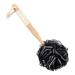 JulaJuyo Loofah Back Scrubber | Long Handle Bath Body Brush | Exfoliating Shower Luffa Brush for Men and Women | Soft Nylon Mesh Sponge on a Stick | 1 Pack Black - Buy Online on GoSupps.com