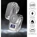 Mini-Shave Portable Electric Shaver Electric Razor for Men with LCD Display One-Button Wet and Dry Mens Razor Pocket Size Type-C Rechargeable Shaver for Travel (Silver with Cleaning Brush) - Buy Online on GoSupps.com