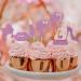 UXYOKM 24 Pcs Princess Cupcake Toppers Pink Glitter High Heel Lipstick Bow Tie Handbag Cupcake Picks Wedding Bridal Shower Girls Birthday Party Cake Decorations Supplies - Buy Online on GoSupps.com