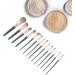 14 Piece Makeup Brush Set Soft & Durable Brushes for Blending Contouring Eyeshadow Synthetic Fiber Hair Metal Handle Easy to Clean Perfect Makeup Enthusiasts - Buy Online on GoSupps.com