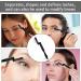 1Pcs Folding Eyelash Comb & Eyebrow Comb Stainless Steel Eyelash Comb Separator Portable & Durable Eyebrow Brush for Women Girls Makeup - Buy Online on GoSupps.com